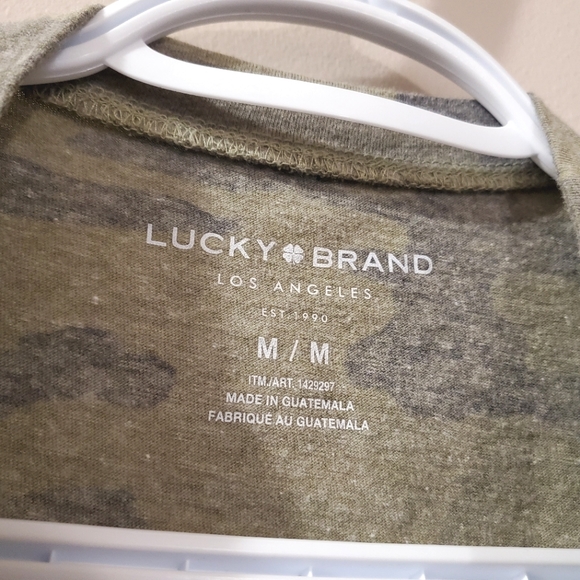 Lucky Brand - Logo Camo Tee - Size M - Picture 6 of 9